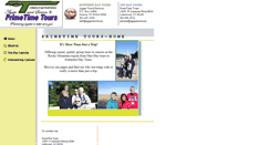 Desktop Screenshot of primetimetours.info